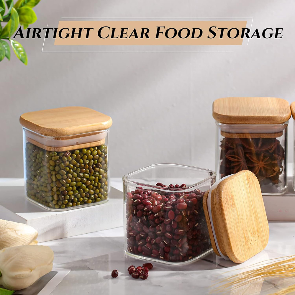 4 ออนซ์ 6 แพ็คขวดแก้วชุดป้ายเค - Food Storage Set Glass บทวิจารณ์และราคา