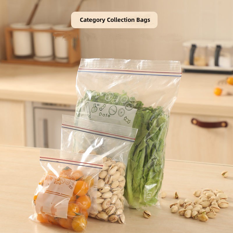ถุงซิปล็อคแบบใช้ซ้ำได้ เกรดอาห - Food Storage Zipper Bags บทวิจารณ์และราคา