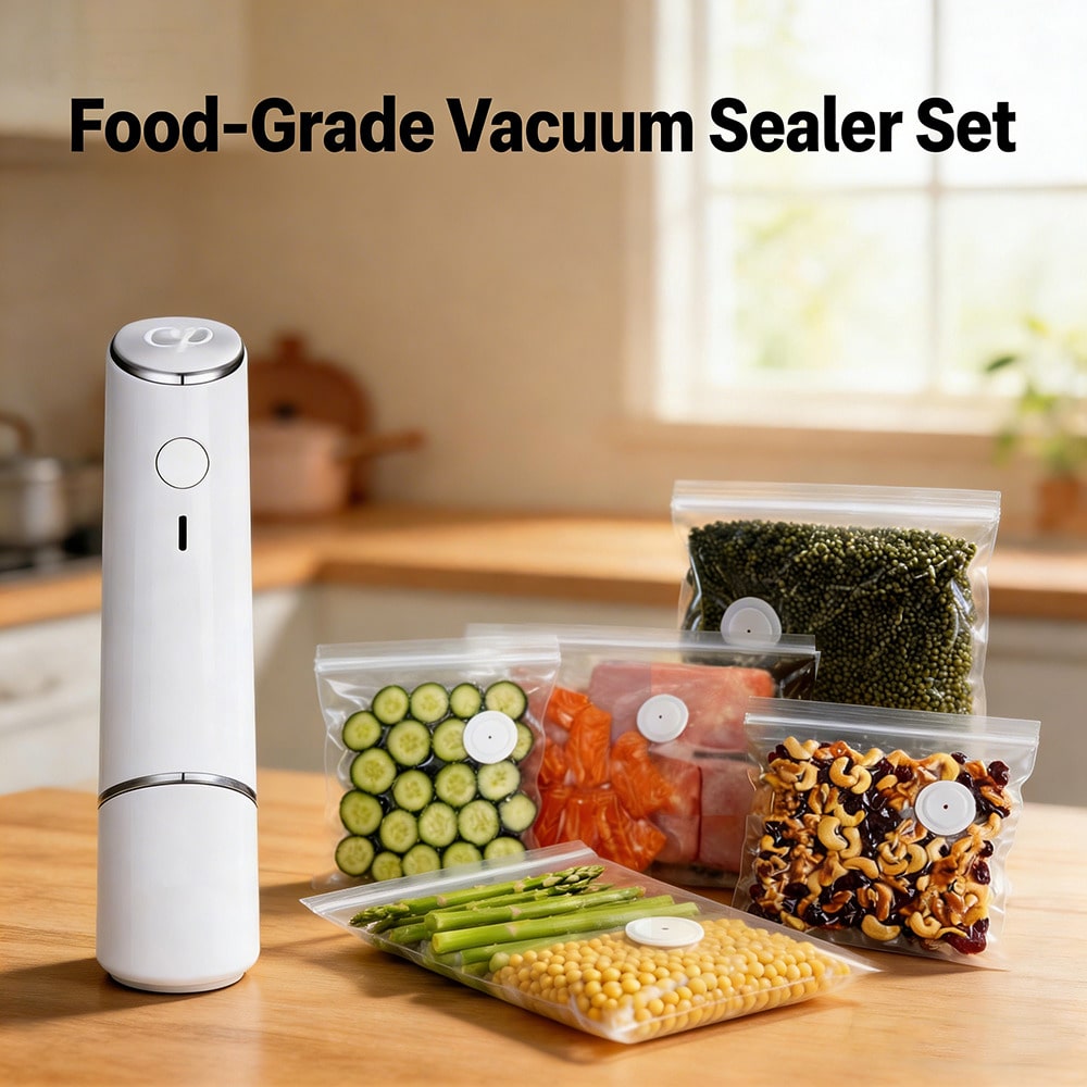 ถุงสูญญากาศแบบใช้ซ้ำได้ 30 ชิ้ - Food Storage Vacuum Bags บทวิจารณ์และราคา