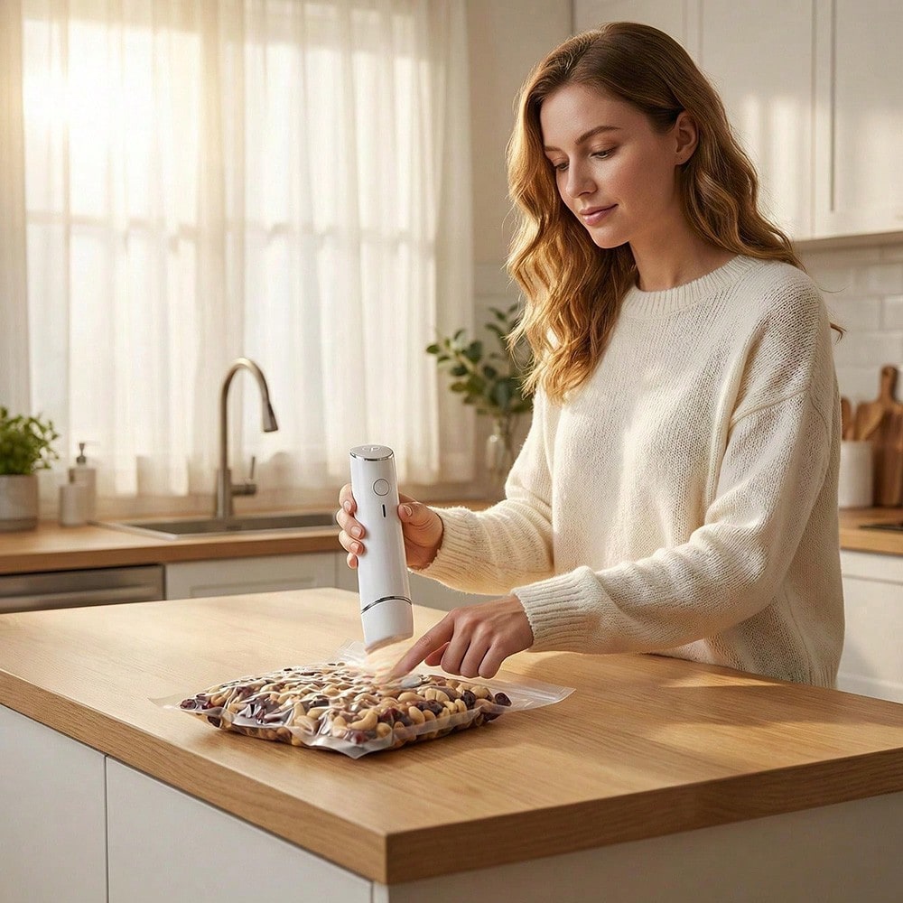 ถุงสูญญากาศแบบใช้ซ้ำได้ 30 ชิ้ - Food Storage Vacuum Bags บทวิจารณ์และราคา