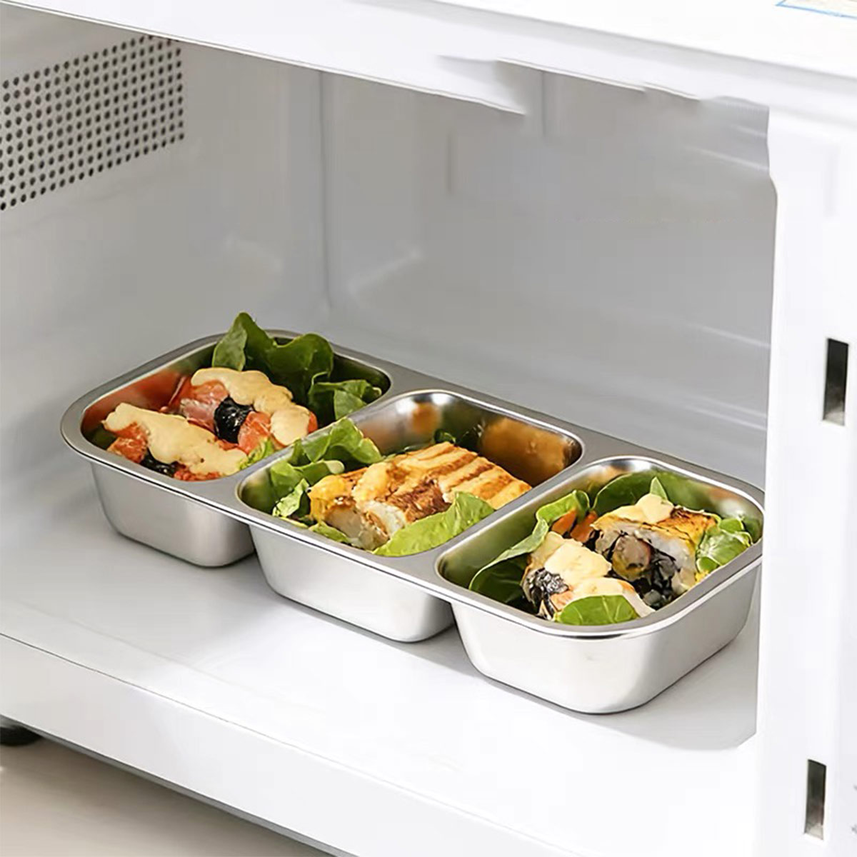 ภาชนะเก็บอาหารสแตนเลสพร้อมฝาปิ - Food Storage Equipment บทวิจารณ์และราคา