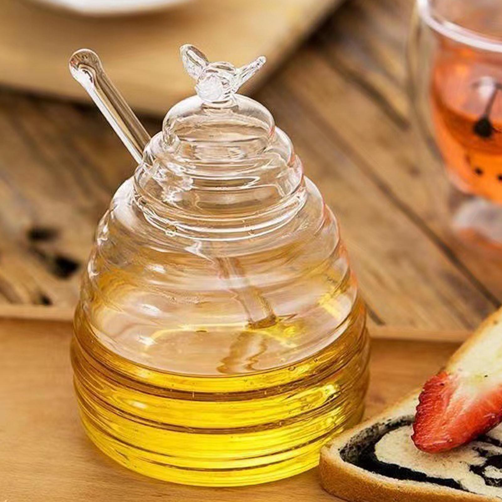 ขวดน้ำผึ้งพร้อมฝาปิด ภาชนะแก้ว - Food Storage 30 Years บทวิจารณ์และราคา