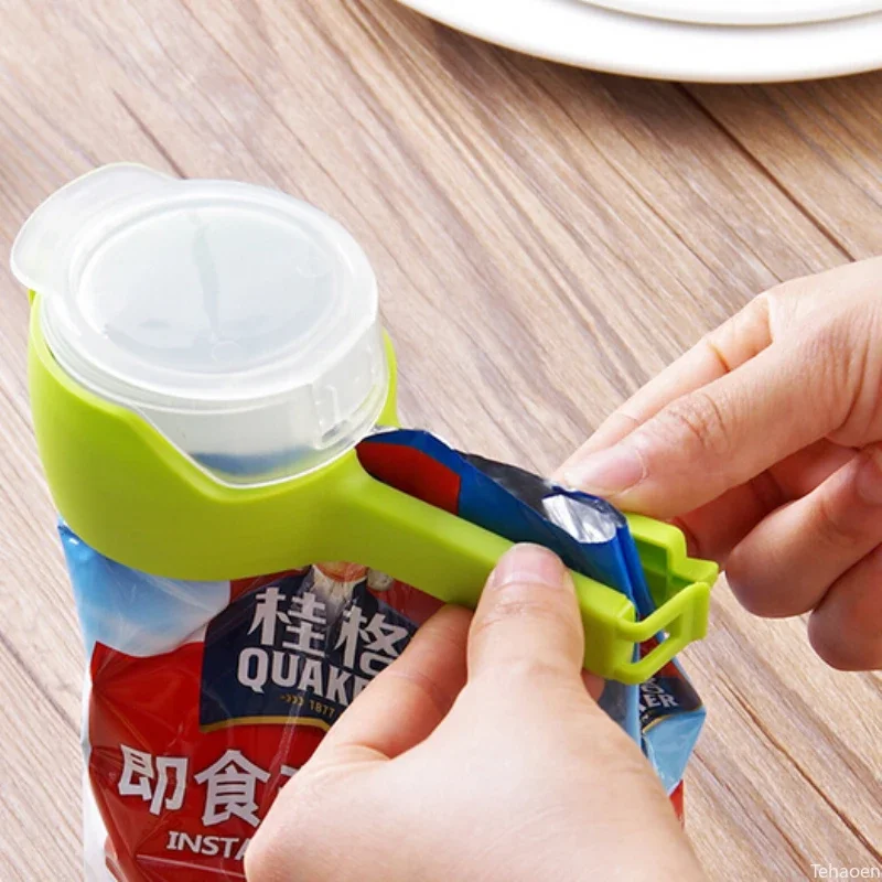 คลิปปิดผนึกถุงอาหารพร้อมช่องเท - Food Storage Plastic Bag บทวิจารณ์และราคา