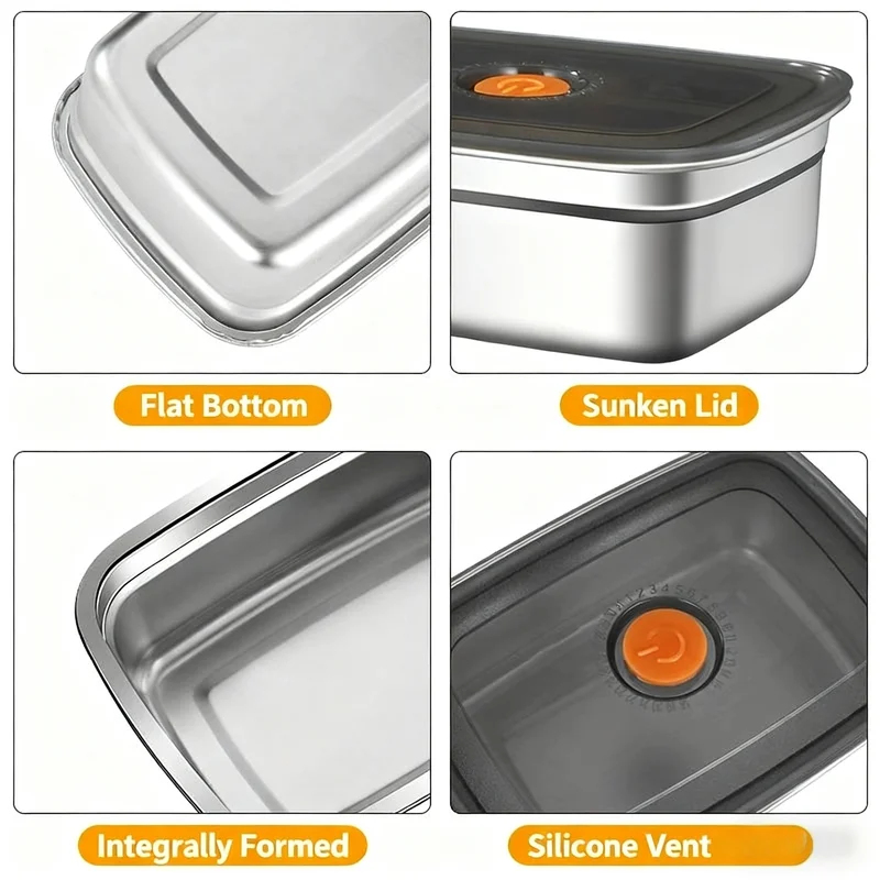 กล่องอาหารสแตนเลสความจุขนาดใหญ - Food Storage Underground บทวิจารณ์และราคา