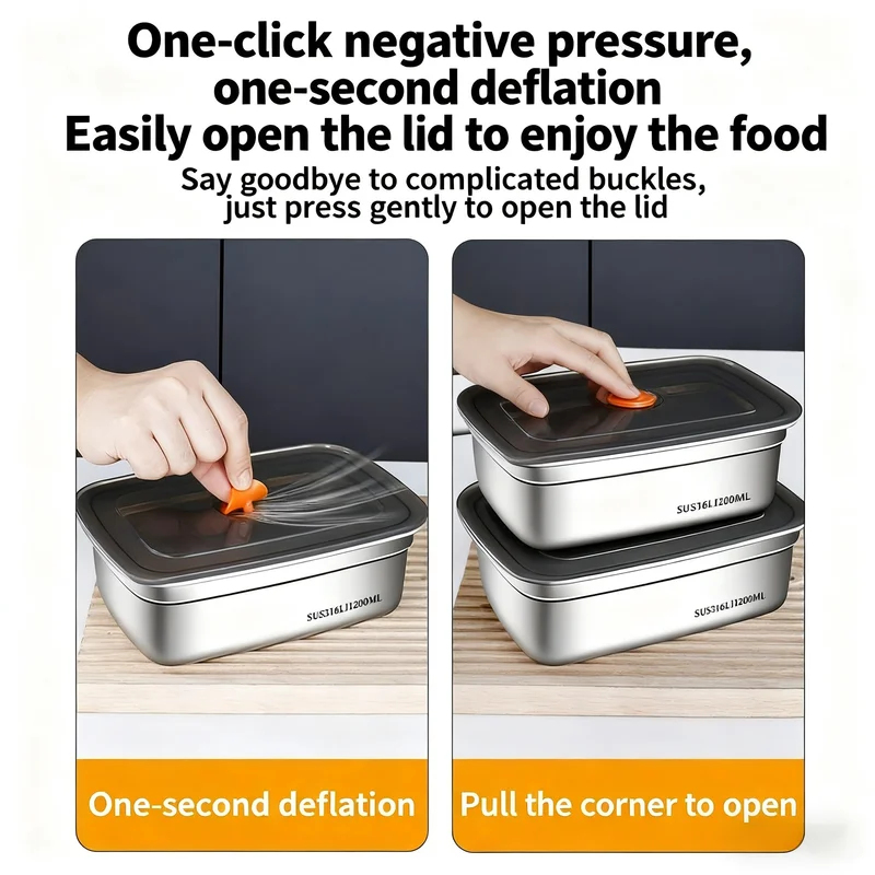 กล่องอาหารสแตนเลสความจุขนาดใหญ - Food Storage Underground บทวิจารณ์และราคา