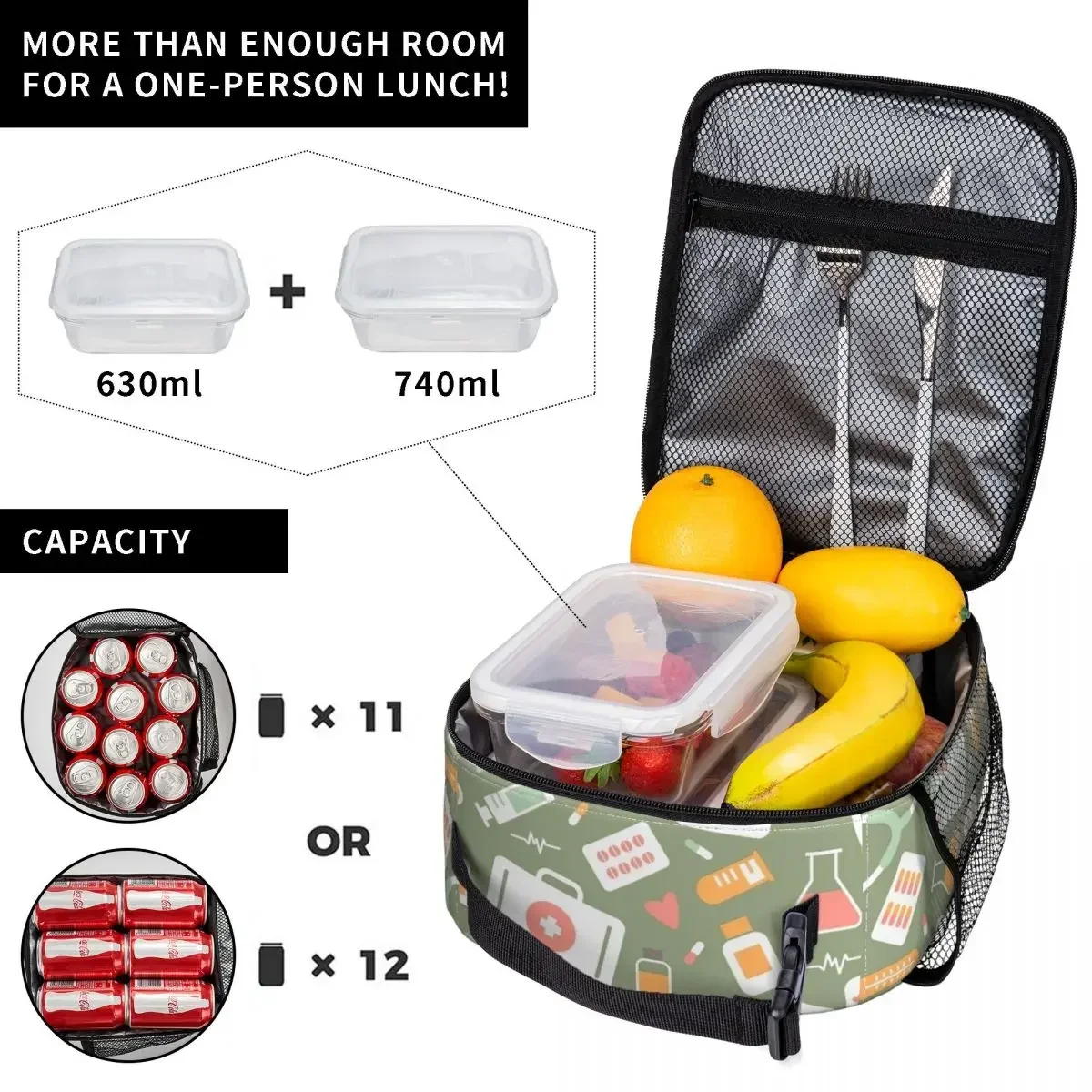 กระเป๋าเก็บอาหารกลางวันแบบมีฉน - Food Storage Zipper Bags บทวิจารณ์และราคา