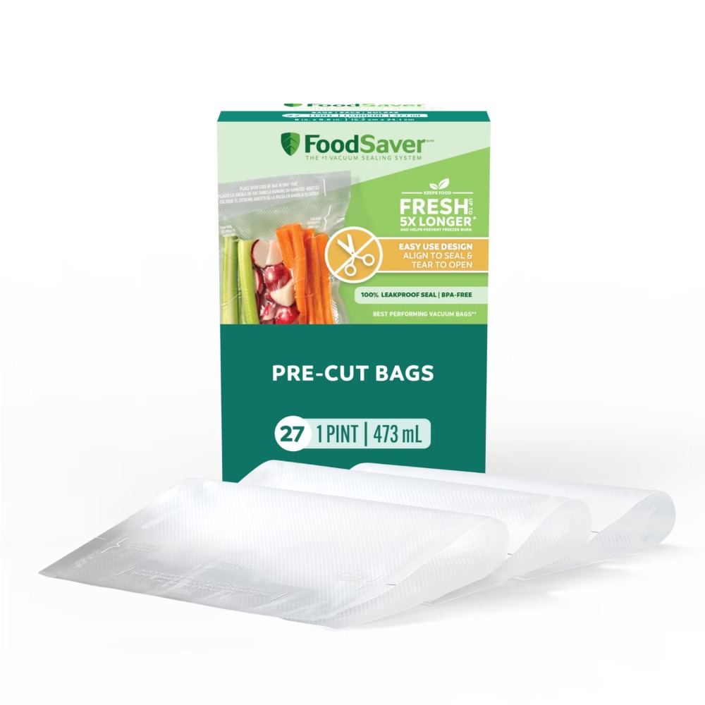 ถุงซีลสูญญากาศ FoodSaver ขนาดพ - Food Storage Vacuum Bags บทวิจารณ์และราคา