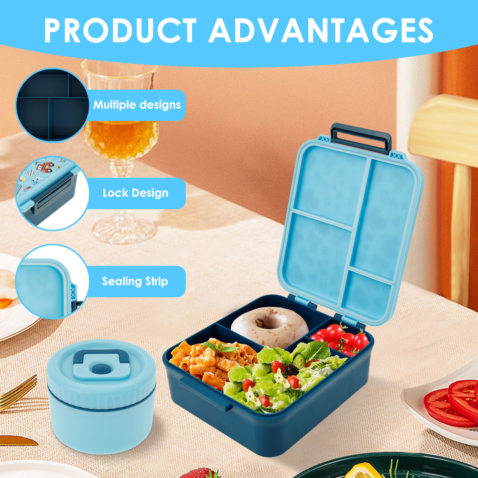 กล่องข้าวกลางวันขนาด 1700 มล.  - Food Storage 30 Years บทวิจารณ์และราคา