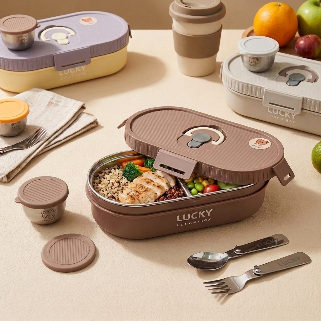 กล่องอาหารกลางวันสแตนเลส 304 ส - Food Storage 30 Years บทวิจารณ์และราคา