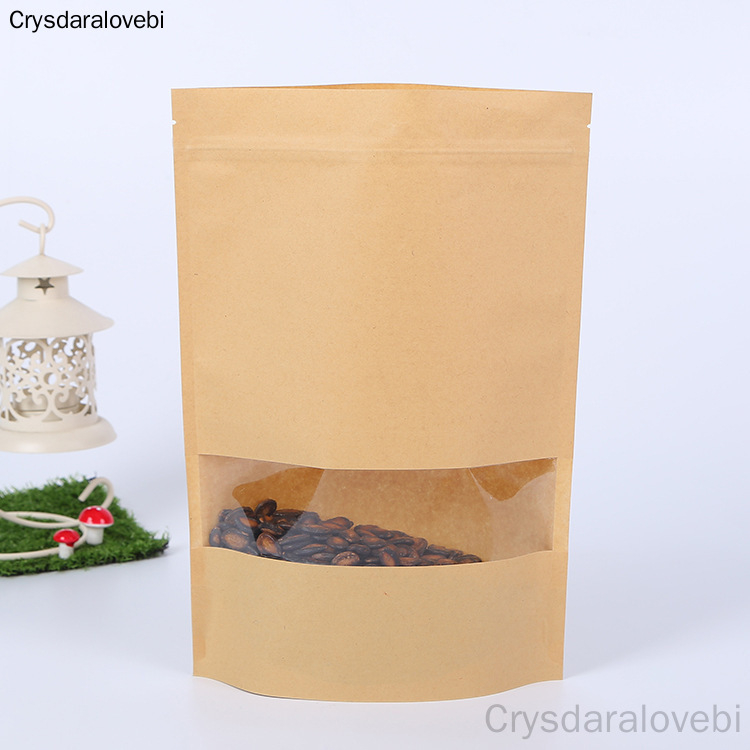 100pcsซิปล็อคบรรจุคราฟท์กระดาษ - Food Storage Ziploc Bags บทวิจารณ์และราคา