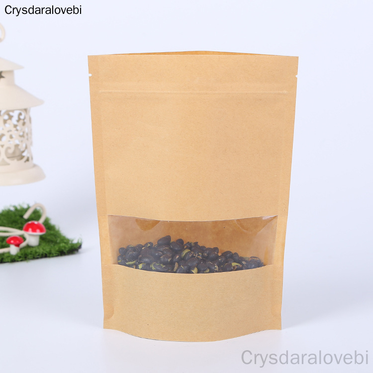 100pcsซิปล็อคบรรจุคราฟท์กระดาษ - Food Storage Ziploc Bags บทวิจารณ์และราคา