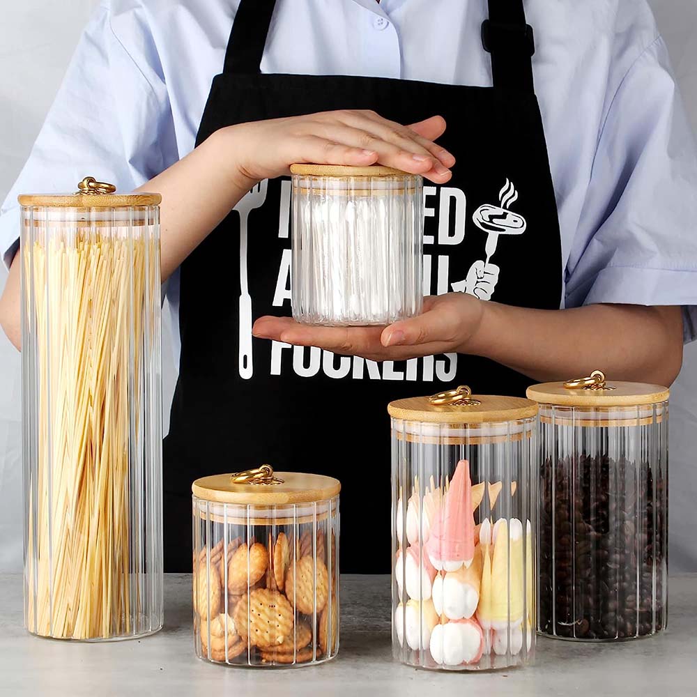 ชุดโหลแก้วเก็บอาหาร 3 ใบ ฝาปิด - Food Storage Set Glass บทวิจารณ์และราคา