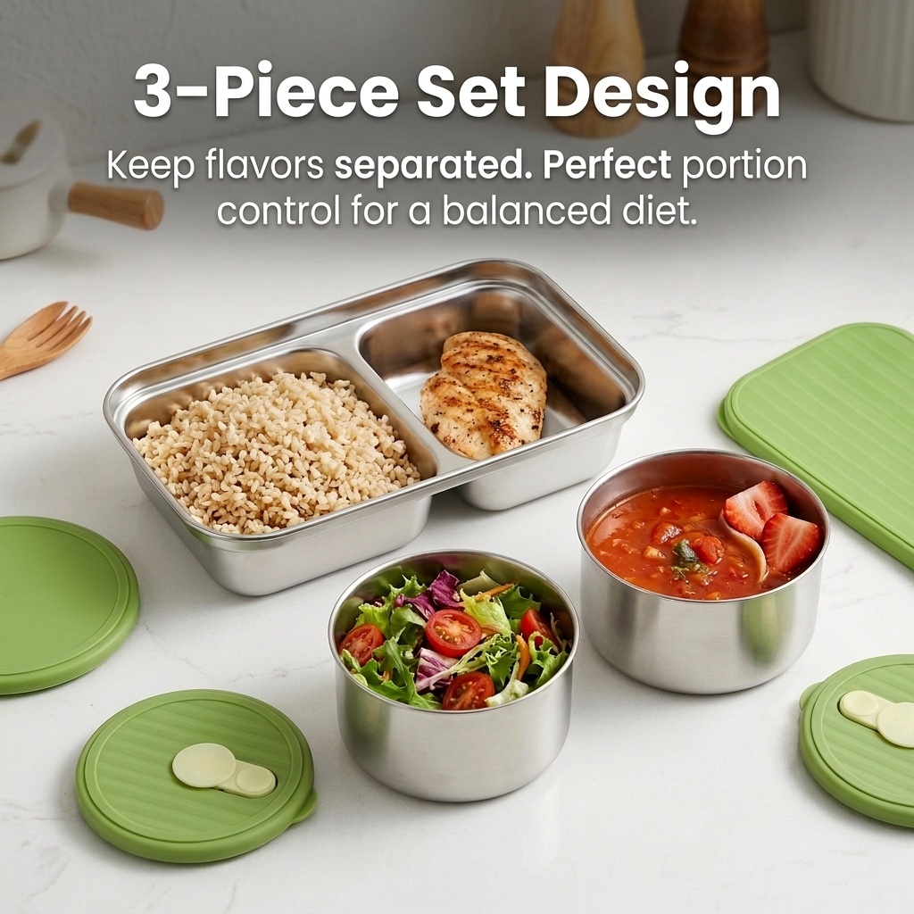 กล่องเบนโตะสแตนเลส 304 ใช้กับไ - Food Storage 30 Years บทวิจารณ์และราคา