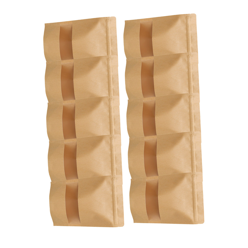 ถุงกระดาษคราฟท์สำหรับเก็บอาหาร - Food Storage Zipper Bags บทวิจารณ์และราคา