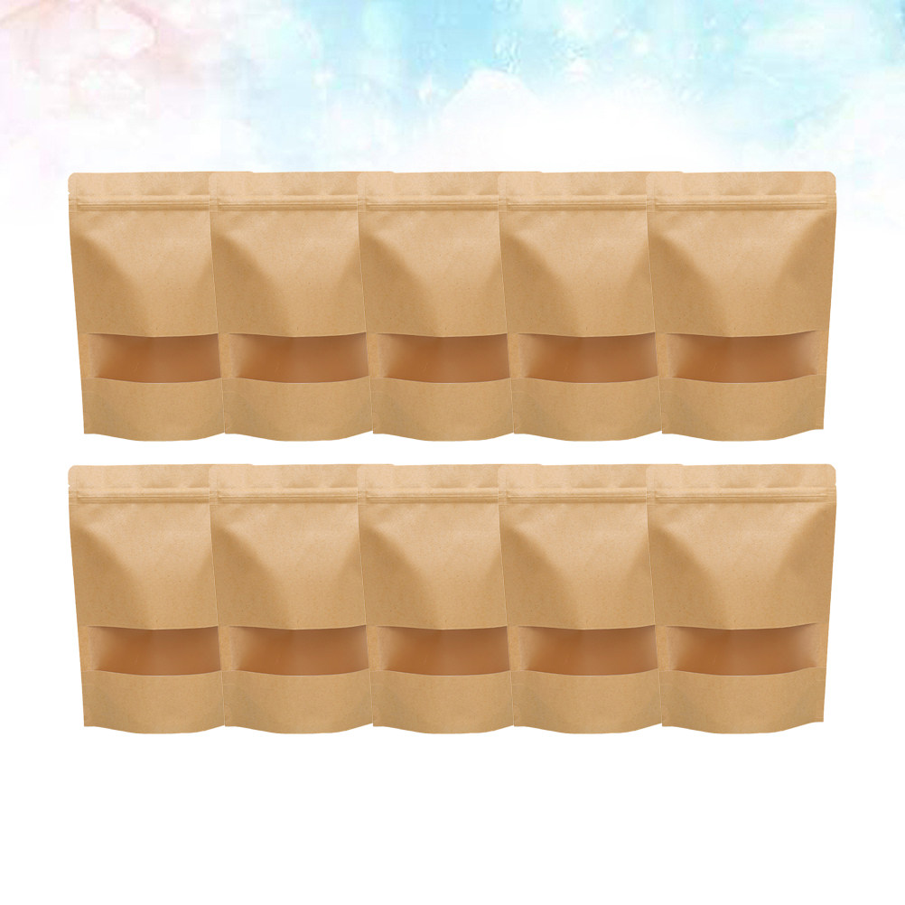 ถุงกระดาษคราฟท์สำหรับเก็บอาหาร - Food Storage Zipper Bags บทวิจารณ์และราคา