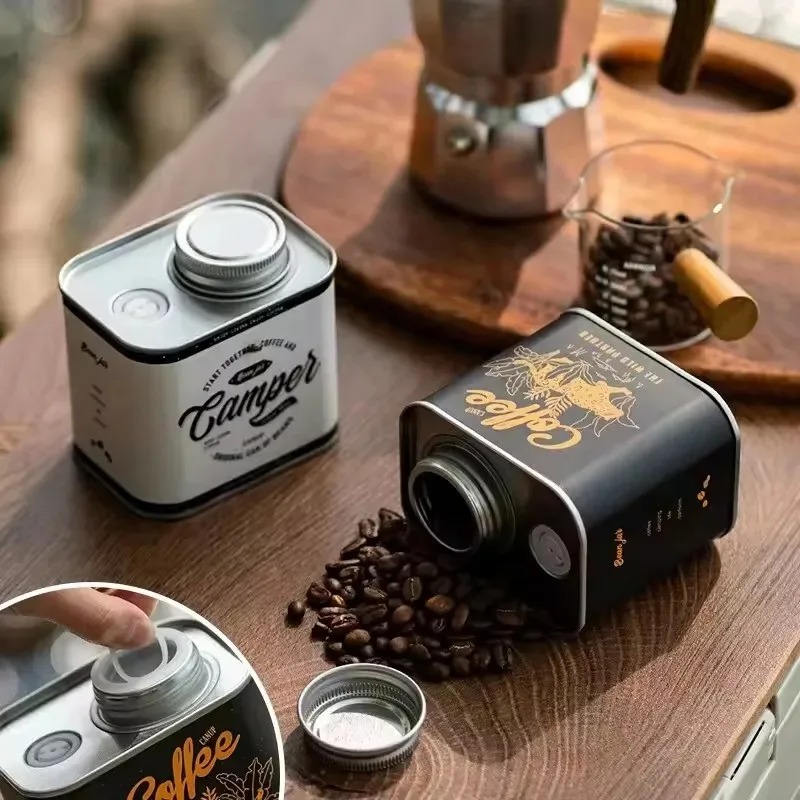 กระป๋องเหล็กเก็บเมล็ดกาแฟสำหรั - Food Storage Metal Box บทวิจารณ์และราคา