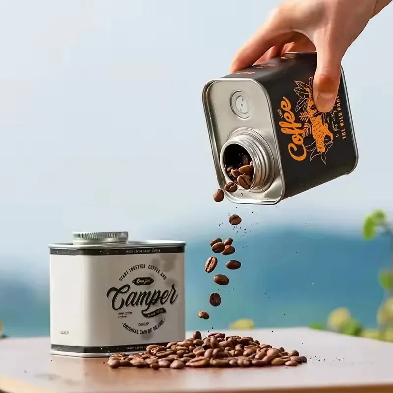 กระป๋องเหล็กเก็บเมล็ดกาแฟสำหรั - Food Storage Metal Box บทวิจารณ์และราคา