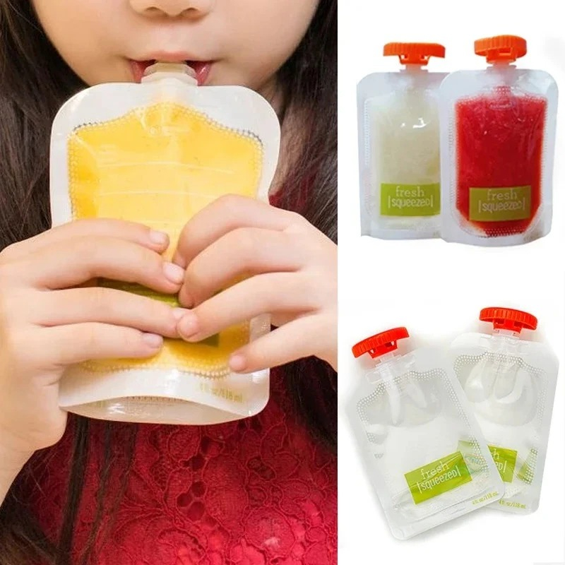 ขายึดป้องกันการบีบกล่องอาหารแล - Food Storage Silicone Bags บทวิจารณ์และราคา
