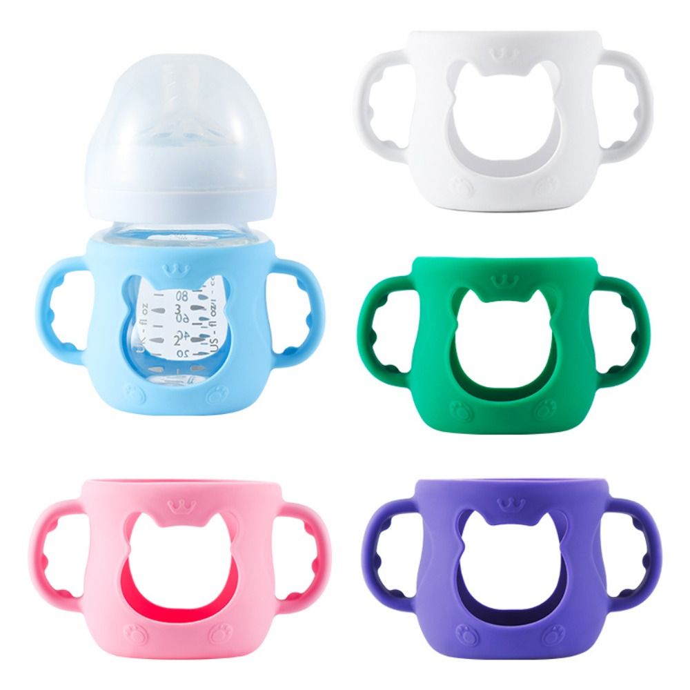ฝาครอบขวดนมพร้อมหูจับ ฉนวนกันค - Food Storage Silicone Bags บทวิจารณ์และราคา