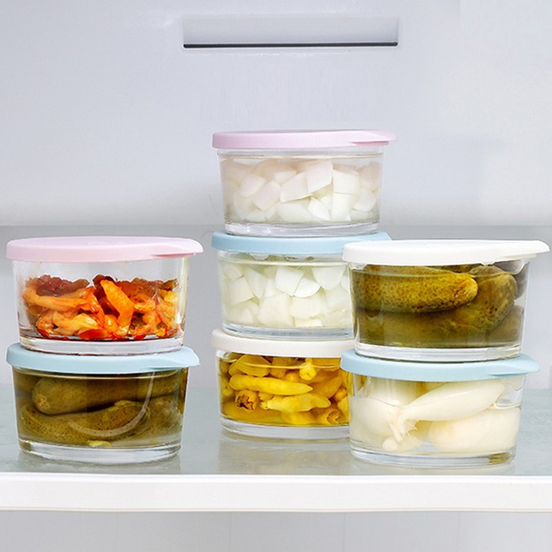 ● ภาชนะเก็บอาหารทรงกลมสำหรับใช - Food Storage Glass Box บทวิจารณ์และราคา