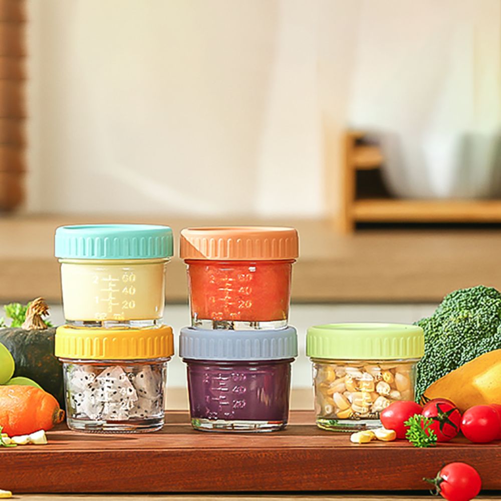 ขวดแก้วเมสัน 6 ชิ้น สำหรับใส่อ - Food Storage Glass Box บทวิจารณ์และราคา