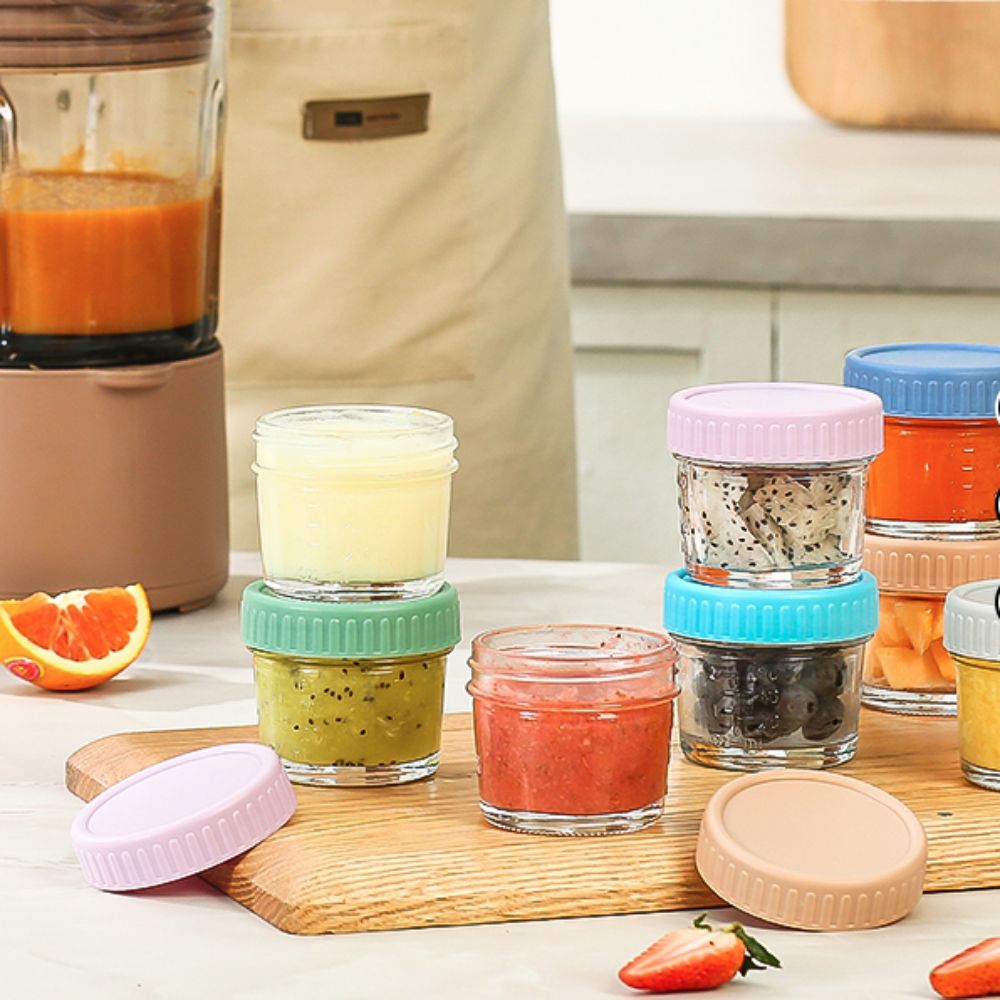 ขวดแก้วเมสัน 6 ชิ้น สำหรับใส่อ - Food Storage Glass Box บทวิจารณ์และราคา