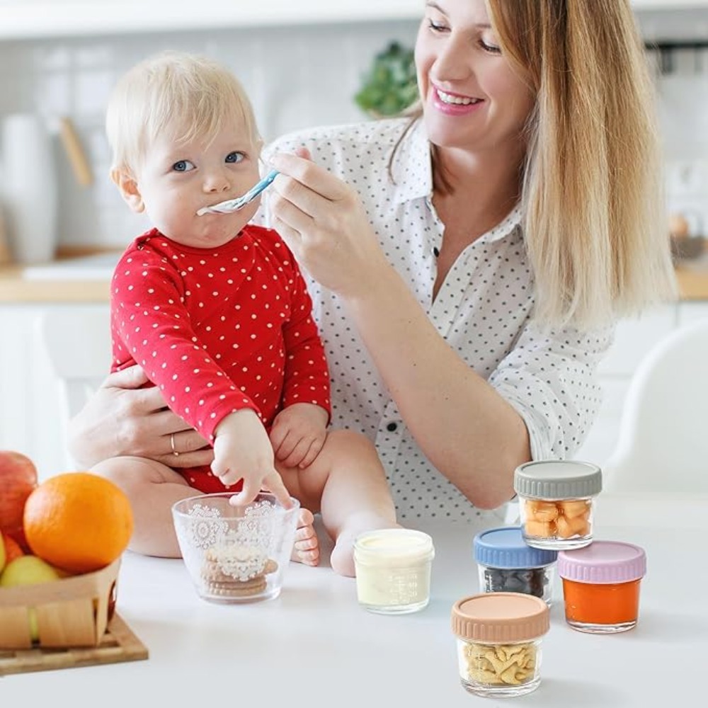 ขวดแก้วเมสัน 6 ชิ้น สำหรับใส่อ - Food Storage Glass Box บทวิจารณ์และราคา