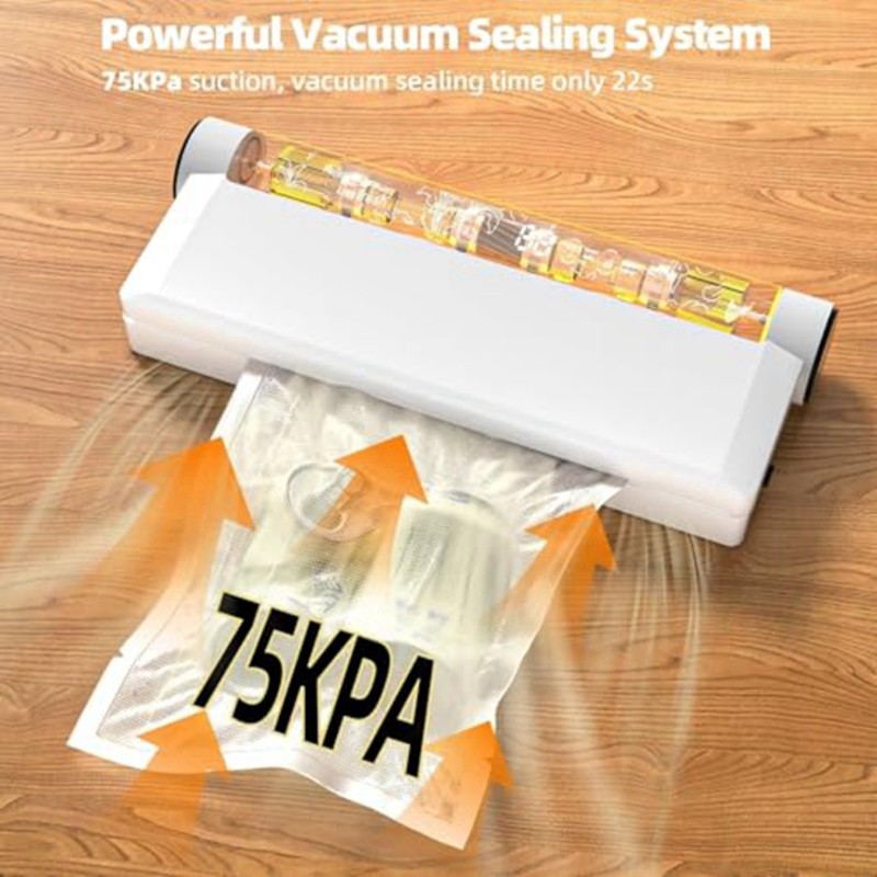 M10K เครื่องซีลสูญญากาศอาหาร,  - Food Storage Vacuum Seal Bags บทวิจารณ์และราคา