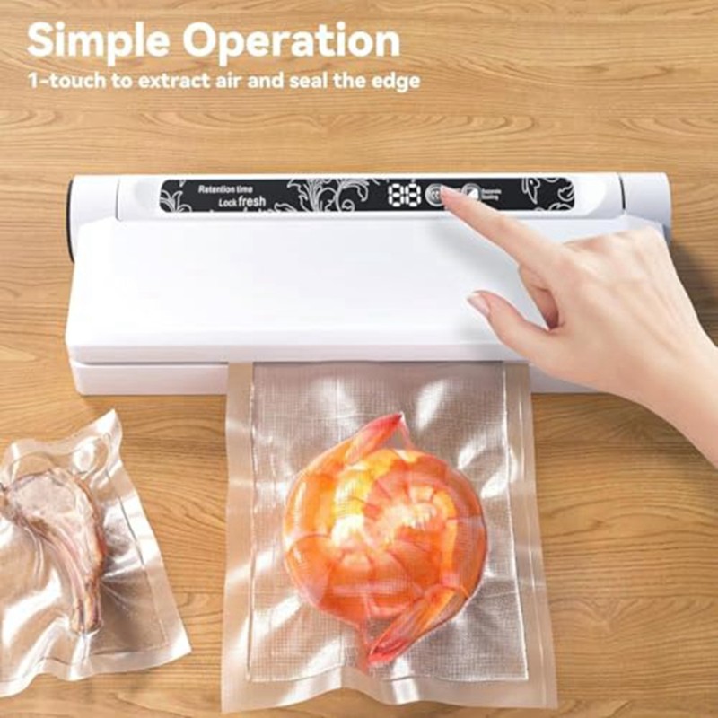 M10K เครื่องซีลสูญญากาศอาหาร,  - Food Storage Vacuum Seal Bags บทวิจารณ์และราคา