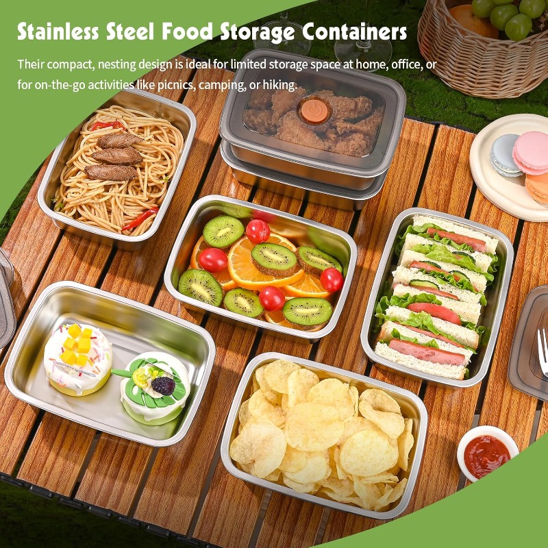 กล่องอาหารกลางวันสแตนเลสขนาดให - Food Storage Underground บทวิจารณ์และราคา