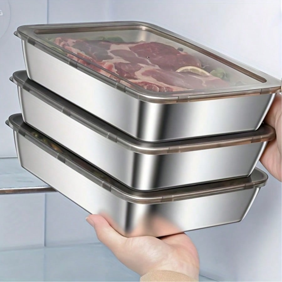 ชุดภาชนะเก็บอาหารสแตนเลส 6 ชิ้ - Food Storage Lunch Box บทวิจารณ์และราคา