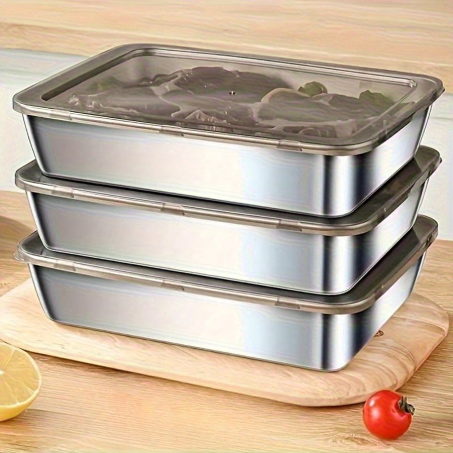 ชุดภาชนะเก็บอาหารสแตนเลส 6 ชิ้ - Food Storage Lunch Box บทวิจารณ์และราคา