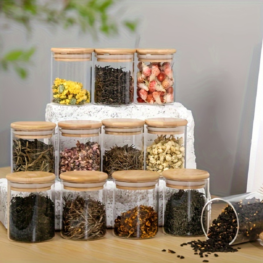 โถแก้วใส่ของอัดลม12ชิ้น/เซ็ตพร - Food Storage Set Glass บทวิจารณ์และราคา