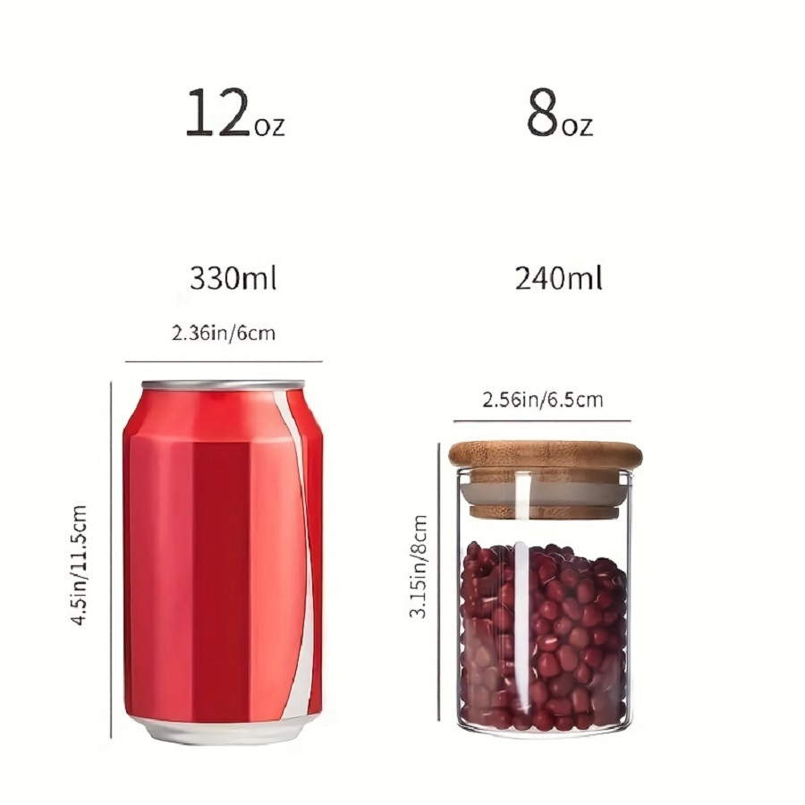 โถแก้วใส่ของอัดลม12ชิ้น/เซ็ตพร - Food Storage Set Glass บทวิจารณ์และราคา