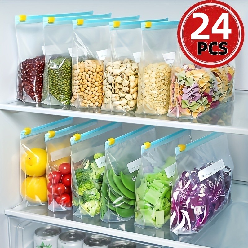 ถุงเก็บอาหารแบบซิปล็อคใช้ซ้ำได - Food Storage Ziploc Bags บทวิจารณ์และราคา