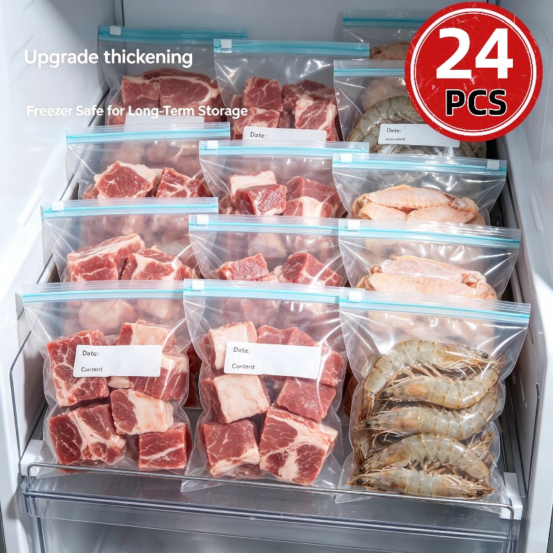 ถุงเก็บอาหารแบบซิปล็อคใช้ซ้ำได - Food Storage Ziploc Bags บทวิจารณ์และราคา