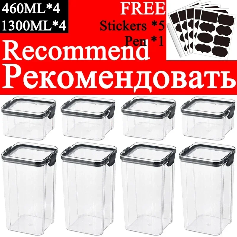 460-1800ml ชุด STACKABLE KITCH - Food Storage Stackable Containers บทวิจารณ์และราคา