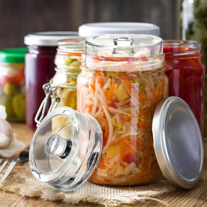 ฝาปิดโหลแก้วปากกว้างสำหรับหมัก - Food Storage Containers Glass บทวิจารณ์และราคา