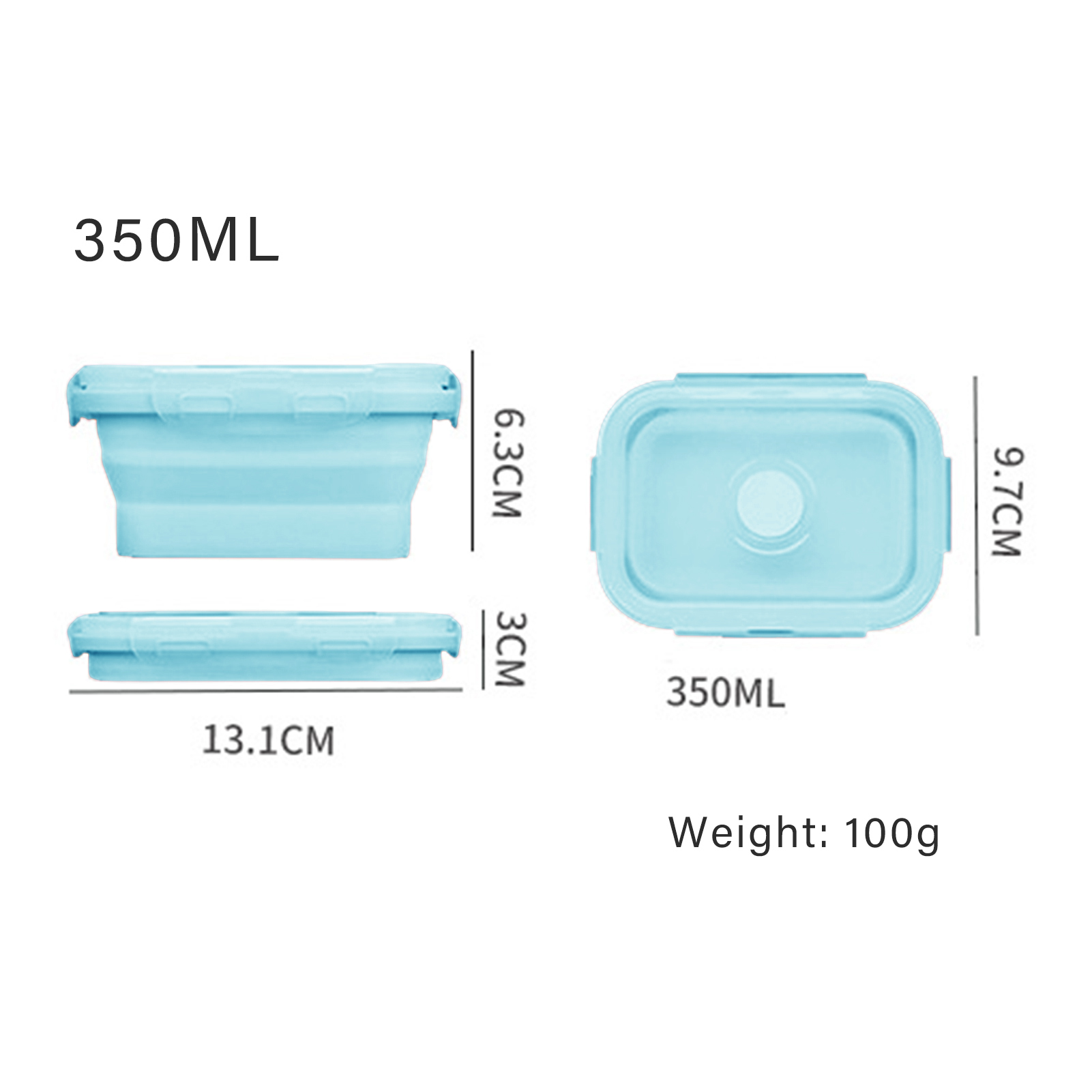กล่องอาหารซิลิโคน เกรดอาหาร พั - Food Storage Lunch Box บทวิจารณ์และราคา