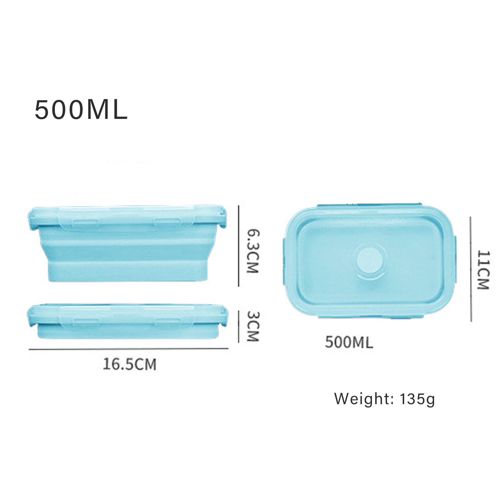 กล่องอาหารซิลิโคน เกรดอาหาร พั - Food Storage Lunch Box บทวิจารณ์และราคา