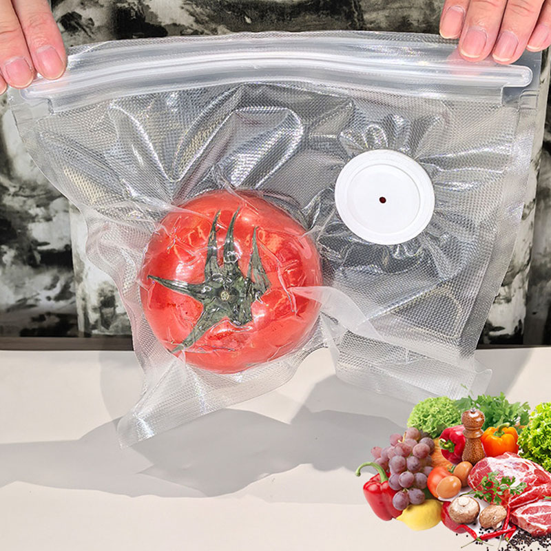 รุ่นอัพเกรด ถุงเก็บอาหารสูญญาก - Food Storage Zipper Bags บทวิจารณ์และราคา