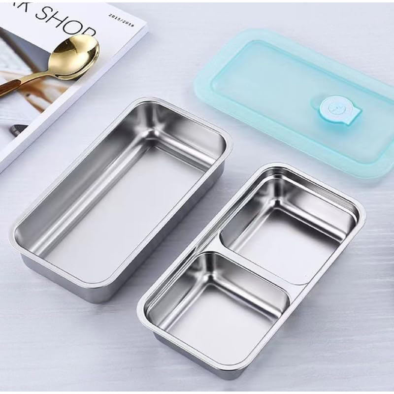 สแตนเลสแบบพกพาสดกล่องอาหารคอนเ - Food Storage Lunch Box บทวิจารณ์และราคา