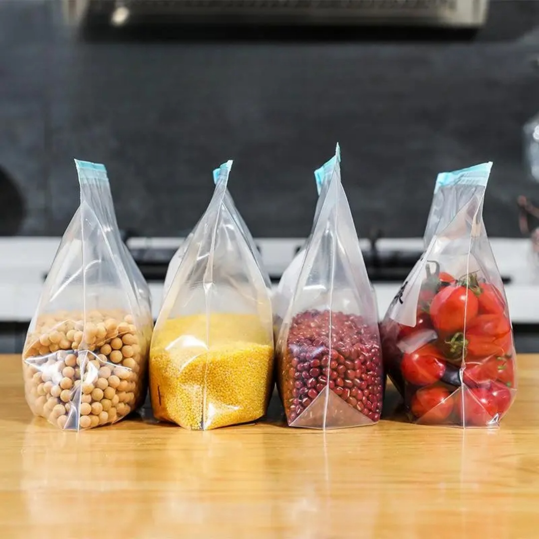 ถุงเก็บความสดในตู้เย็นแบบใช้ซ้ - Food Storage Zipper Bags บทวิจารณ์และราคา