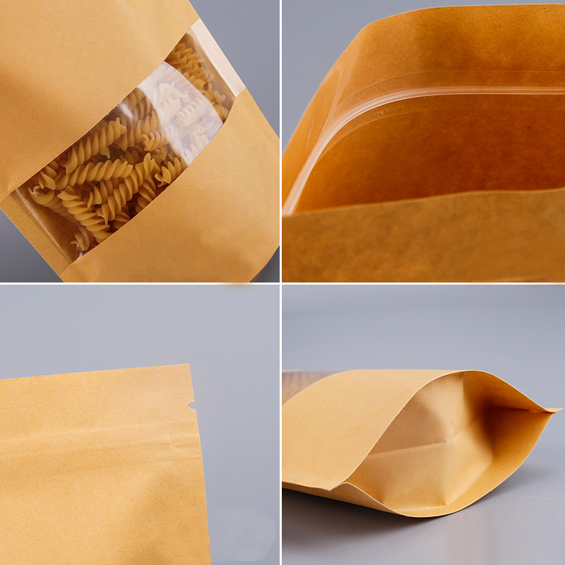 ถุงกระดาษคราฟท์แบบมีหน้าต่างพร - Food Storage Zipper Bags บทวิจารณ์และราคา