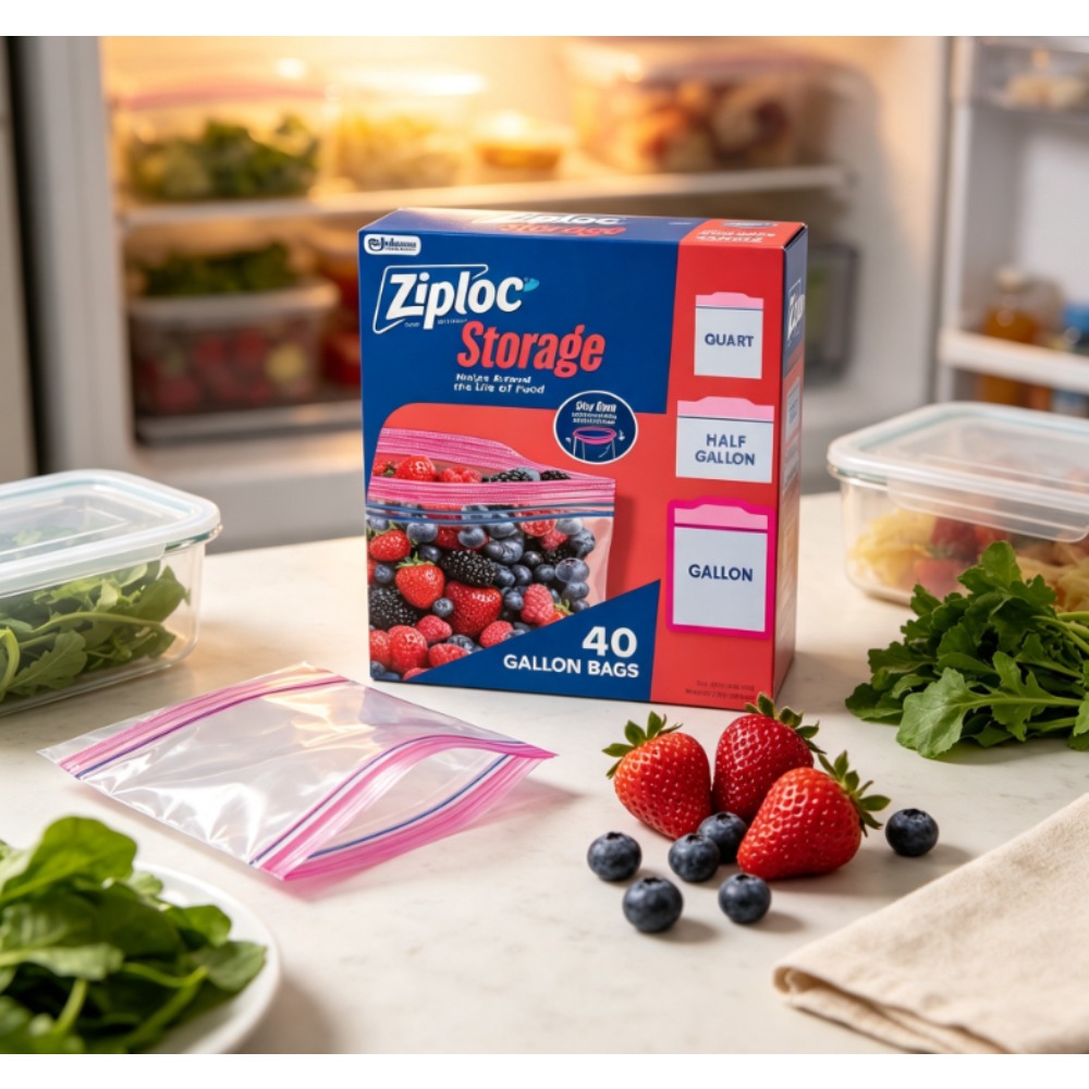 ถุงเก็บอาหารยี่ห้อ Ziploc, อุป - Food Storage Technology บทวิจารณ์และราคา