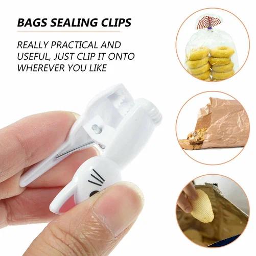 คลิปหนีบถุงอาหารรูปแมว 8 ชิ้น  - Food Storage Plastic Bag บทวิจารณ์และราคา