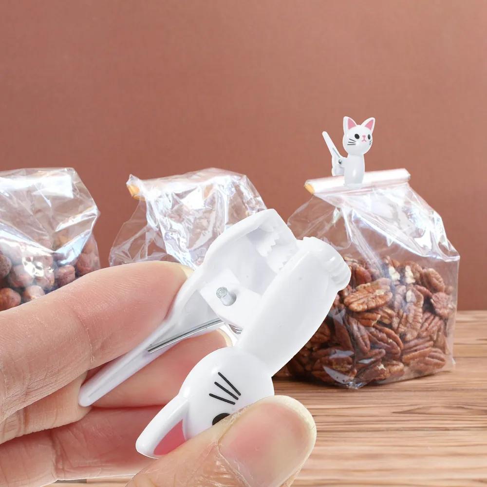 คลิปหนีบถุงอาหารรูปแมว 8 ชิ้น  - Food Storage Plastic Bag บทวิจารณ์และราคา