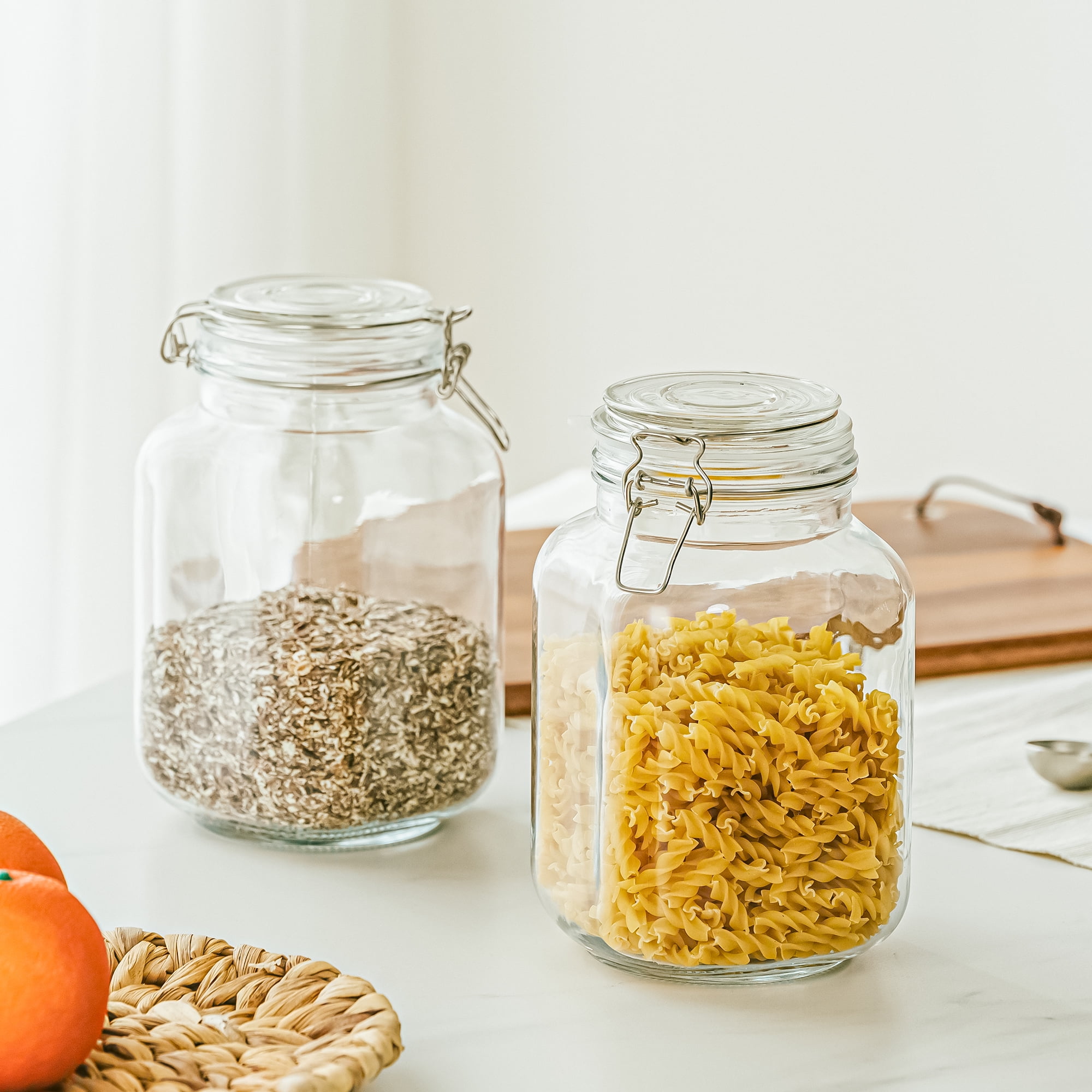 โหลแก้วสำหรับเก็บอาหารแบบปิดสน - Food Storage Containers Glass บทวิจารณ์และราคา