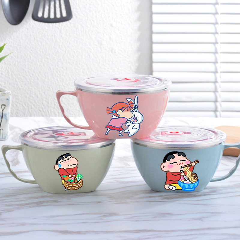 ชามบะหมี่เครยอน ชินจัง ชามสแตน - Food Storage Metal Box บทวิจารณ์และราคา