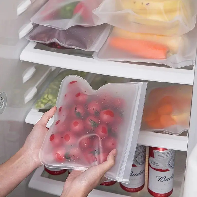 ภาชนะเก็บอาหารซิลิโคน ถุงเก็บอ - Food Storage Silicone Bags บทวิจารณ์และราคา
